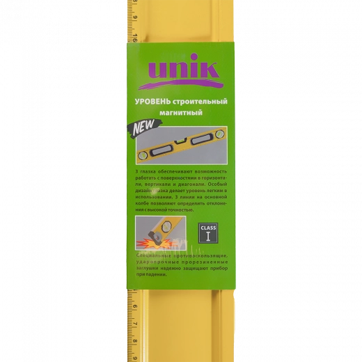 Уровень 1500мм 3 колбы магнитный эргономичная рукоятка UNIK