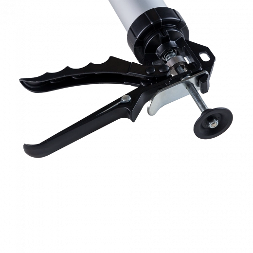 Пистолет для герметика 600мл закрытый корпус UNIK