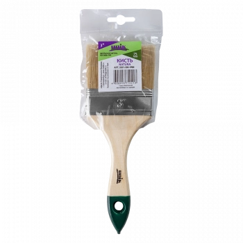 Кисть плоская 3" натуральная щетина NATURA UNIK