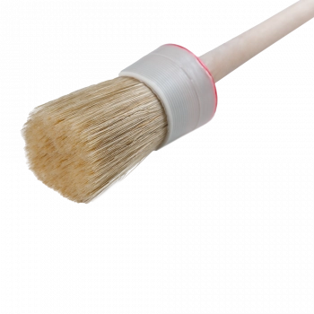 Кисть круглая №10/40мм светлая щетина, пластмассовая оправка UNIK Кисть круглая №10/40мм светлая щетина, пластмассовая оправка UNIK