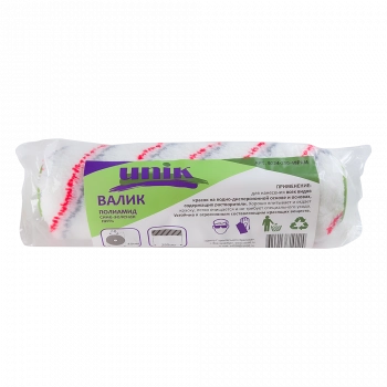 Валик полиамид 250мм d=48мм под бюгель 8мм белый с цветной нитью UNIK Валик полиамид 250мм d=48мм под бюгель 8мм белый с цветной нитью UNIK