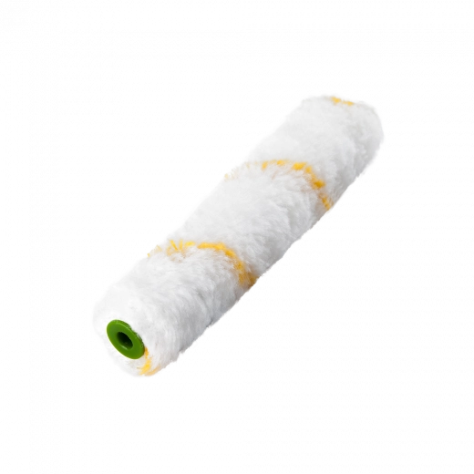 Валик полиамид 150мм d=15мм под бюгель 6мм белый с желтой полосой UNIK