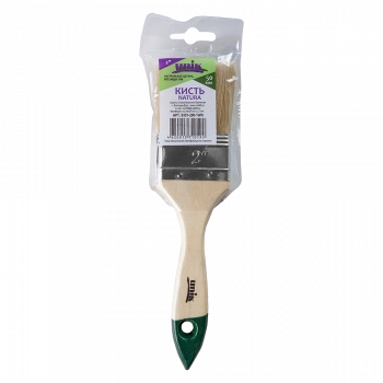 Кисть плоская 2" натуральная щетина NATURA UNIK  Кисть плоская 2" натуральная щетина NATURA UNIK