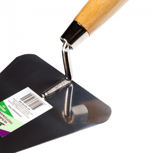 Кельма бетонщика 180х120мм треугольная нержавеющая сталь UNIK