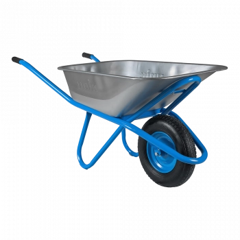 Тачка строительная одноколесная 110л/200кг усиленная корыто прямоугольное UNIK Тачка строительная одноколесная 110л/200кг усиленная корыто прямоугольное UNIK