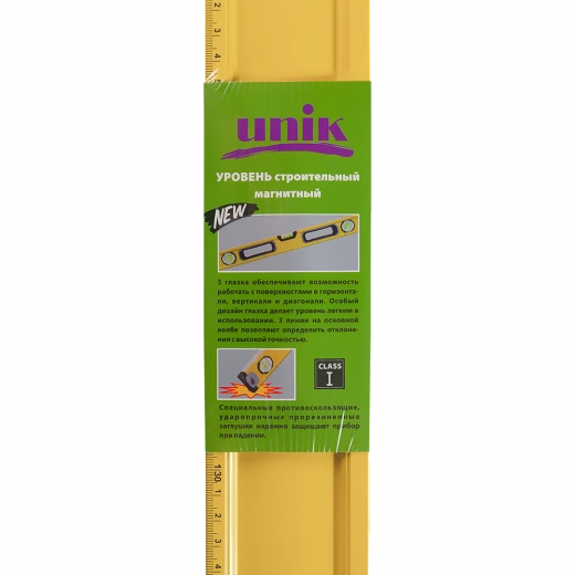 Уровень 1000мм 3 колбы магнитный эргономичная рукоятка UNIK