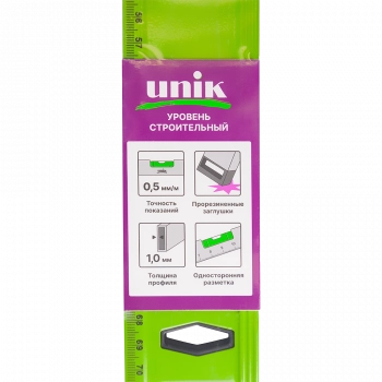 Уровень 800мм LIGHT UNIK