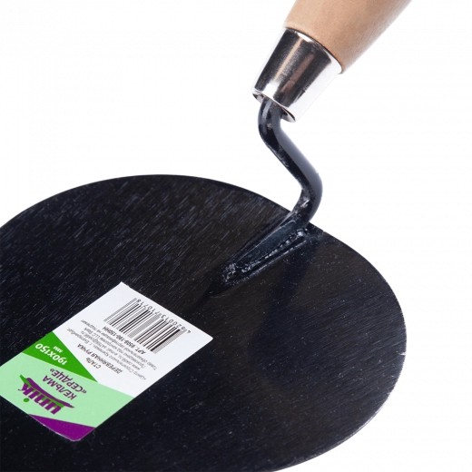 Кельма штукатура стальная сердце деревянная ручка UNIK