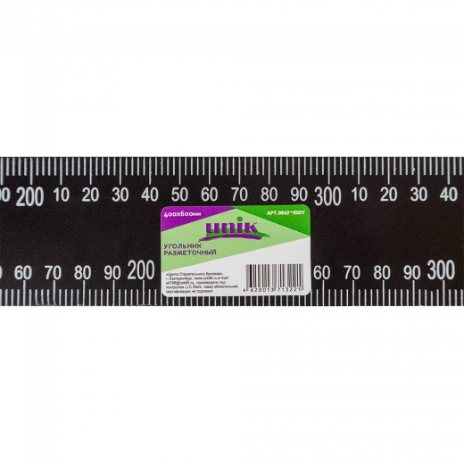 Угольник разметочный 400х600мм алюминиевый UNIK
