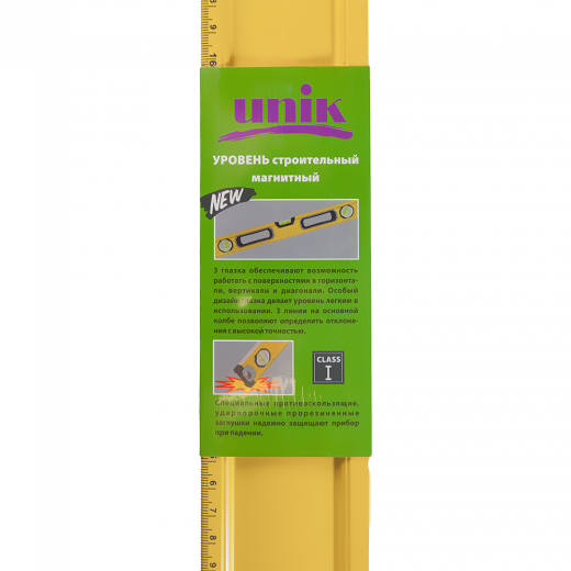 Уровень 1500мм 3 колбы магнитный эргономичная рукоятка UNIK