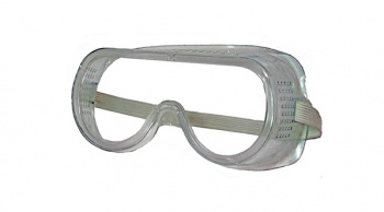 Очки закрытого типа прямая вентиляция ПВХ