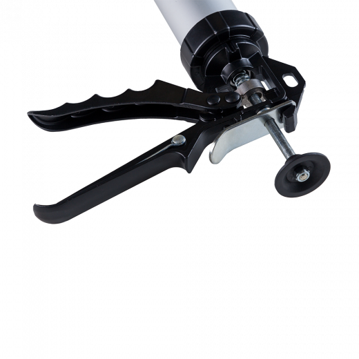 Пистолет для герметика 600мл закрытый корпус UNIK