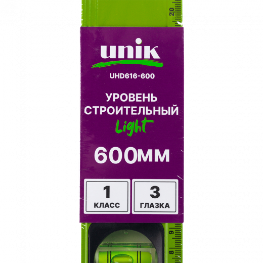 Уровень 600мм LIGHT UNIK