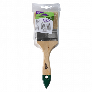 Кисть плоская 2,5" натуральная щетина NATURA UNIK