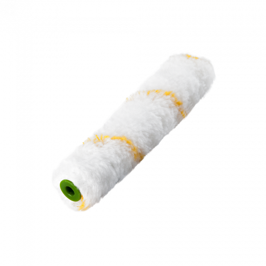 Валик полиамид 150мм d=15мм под бюгель 6мм белый с желтой полосой UNIK