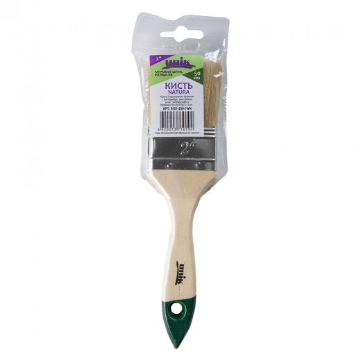Кисть плоская 2&quot; натуральная щетина NATURA UNIK 