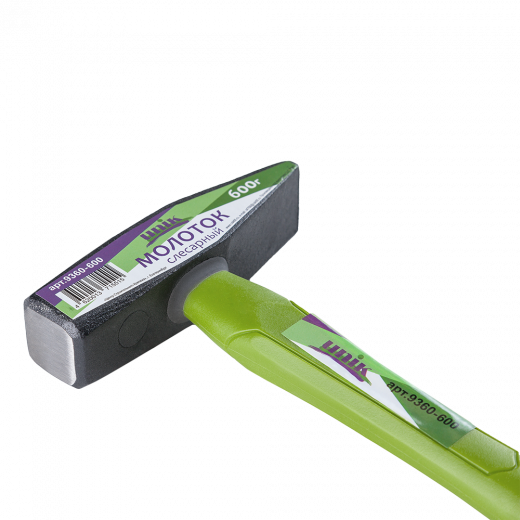 Молоток слесарный 600гр с рукояткой FiberGlass UNIK