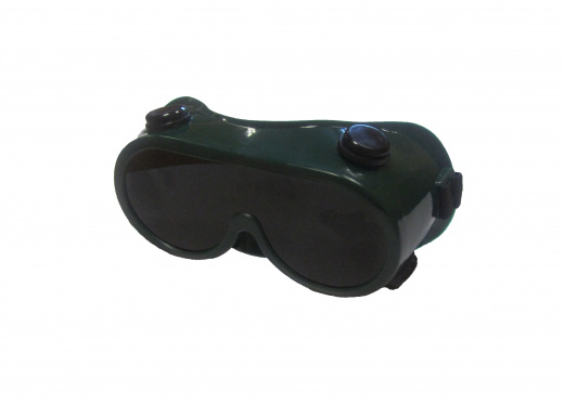 Очки газосварщика закрытые с непрямой вентиляцией поликарбонат чёрные