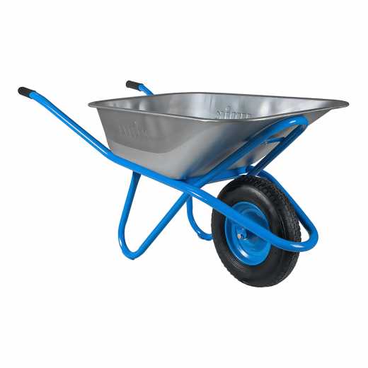 Тачка строительная одноколесная 110л/200кг усиленная UNIK