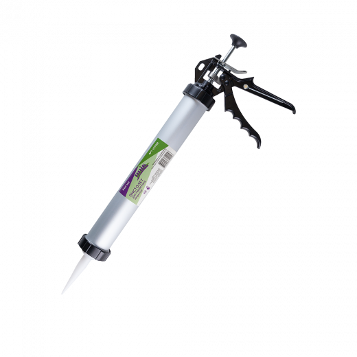 Пистолет для герметика 600мл закрытый корпус UNIK