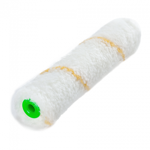Валик полиамид 100мм d=15мм под бюгель 6мм белый с желтой полосой UNIK 