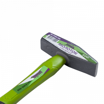 Молоток слесарный 600гр с рукояткой FiberGlass UNIK