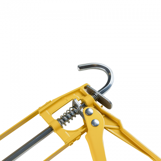 Пистолет для герметика &quot;скелетный&quot; 310мл усиленный, шток 8мм, противокапельная система UNIK 